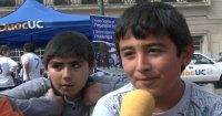TPS Valparaíso llevó el fútbol-calle a más de 200 niños reunidos en la plaza Sotomayor