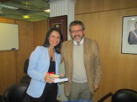 Pilar Proaño Viceministra de Acuicultura y Pesca de Ecuador visita IFOP