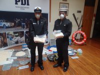 Armada de Chile retira de circulación 330 mil dosis de pasta base de cocaína en el norte del país