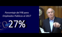 "Un 27 por ciento del PIB se irá en pagar al sobredimensionado aparato público que no ha estado a la altura de los requerimientos", lamenta Rodolfo García.