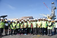 Puerto de Arica invitó a estudiantes a conocer faenas
