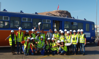 Luego de 5 años Tren Arica La Paz volvió a entrar triunfal al Puerto de Arica