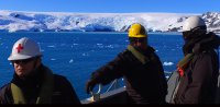 Transporte Aquiles de la Armada se lució en expedición antártica este verano.