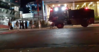 Eventuales continuaron protestas y bloquearon parcialmente el puerto