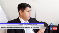 Presidente del CORE, Percy Marín acusa a alcalde Sharp de azuzar a eventuales que cometieron desmanes.