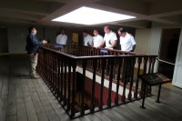 Integrantes del alto mando naval visitaron Museo “Corbeta Esmeralda”