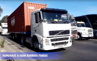 EN DIRECTO: Caravana de camiones desfila por la ruta 68 en homenaje a colega asesinado en atentado incendiario en la Araucanía