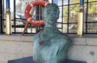 Busto de primer italiano en llegar a Chile en la expedición de Fernando de Magallanes arribó al país