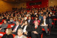 Presidente de la Cámara Regional de Comercio, Jorge Martínez Duran da la bienvenida al seminario