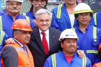 El Presidente Piñera, visitó TPS Valparaíso y conoció inquietudes de trabajadores y ejecutivos.