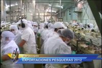 Exportaciones pesqueras 2012.