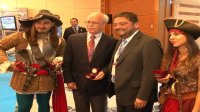 Coquimbo encabezado por su alcalde Cristián Galleguillos en Seatrade Latinoamérica 2013.