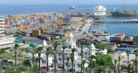 Primer crucero de la temporada arribó al Puerto de Arica procedente del Perú.