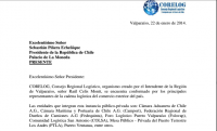 Acción urgente del Gobierno pidió el Consejo Regional Logístico al Presidente Piñera.