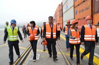 Ministra del Trabajo Javiera Blanco, visitó Terminal Pacífico Sur, TPS Valparaíso y destacó el clima de diálogo entre trabajadores y ejecutivos de esta empresa que durante 14 años no ha tenido paros ni huelgas.