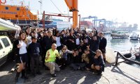 Con visita de escolares al Bote Salvavidas Puerto Valparaíso dio inicio a celebraciones del Mes del Mar
