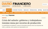 Crisis del salmón: gobierno y trabajadores instalan mesa por recortes de producción