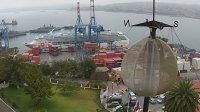 Valparaíso recuperó el histórico Time Ball, un imponente dispositivo que en el siglo XIX daba la hora a los barcos surtos en la bahía