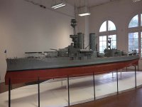 Maqueta más grande de Sudamérica recrea al Acorazado Almirante Latorre, gloria de la marina chilena durante el siglo pasado.