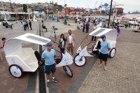 Lanzan innovador servicio de “ecotaxis” turísticos gratuitos que funcionarán este verano en el Puerto