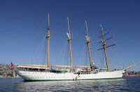 Presidenta Michelle Bachelet despidió al Buque Escuela “Esmeralda” en Valparaíso