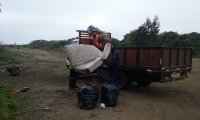 Puerto San Antonio inicia obras periódicas de limpieza en área natural ubicada en ribera norte del rio Maipo