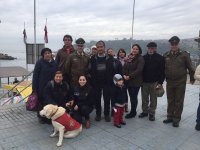 Carabineros y la Unión Comunal de Cartagena visitaron el puerto