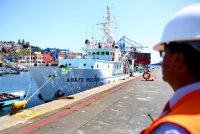 En Valparaíso delegación de Japón visita Buque Científico Abate Molina