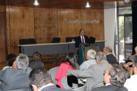 Presidente de Puerto Arica expuso Avances de relación Ciudad-Puerto