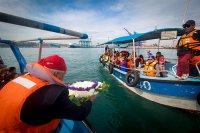 Hermandad de la Costa, el puerto y escolares de San Antonio rindieron honores a los héroes de Iquique