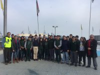 Alumnos de enseñanza media de la Escuela Agrícola de Cuncumén visitaron Puerto San Antonio