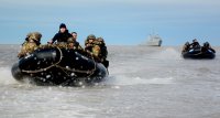 Infantes de Marina de Chile y Argentina realizaron ejercicios combinados en la provincia de Buenos Aires