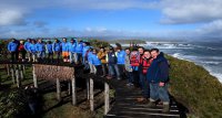 Subsecretario Berazaluce inaugura en Chepu mirador escultórico para el avistamiento de avifauna silvestre