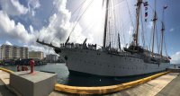 Buque Escuela Esmeralda recaló en San Juan en Puerto Rico