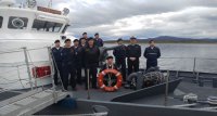 Armada visitó los faros habitados del extremo occidental del Estrecho de Magallanes