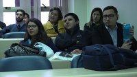 Empresa Portuaria San Antonio explicó oportunidades que ofrece actividad portuaria a alumnos de DUOC UC Melipilla.