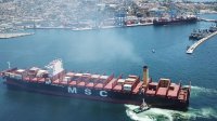 Con arribo de nave MSC SHUBA con capacidad de 12 mil TEUs, TPS inicia atención de nueva generación de portacontenedores.