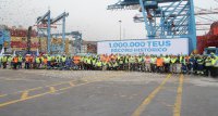 Terminal Pacífico Sur supera un millón de TEUS transferidos