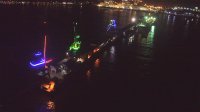 Con llamativo espectáculo lumínico que se aprecia desde toda la bahía Puerto Ventanas recibe el Año Nuevo en Puchuncaví.
