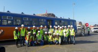 Ferrocarril Arica a La Paz volvió al Puerto de Arica junto a estudiantes becados