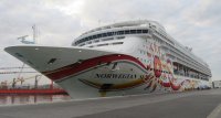 Norwegian Sun décimo crucero en recalar en el puerto de Arica