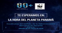 Canal de Panamá se une a la Hora del Planeta este sábado 24 de marzo