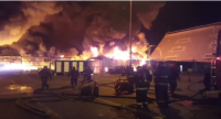 Dantesco incendio se desató en una de las bodegas de Iquique Terminal Internacional ITI