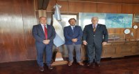 Argentina: Donadio visitó al reciente Subsecretario de Puertos y Vias Navegables de Nación
