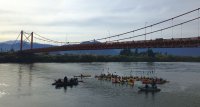 Chacabuco: Regata Bicentenario convocó a kayakistas de toda la región