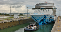 Canal de Panamá registra nuevo hito con la llegada del crucero más grande hasta la fecha