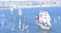 Impresionante desfile de Gandes Veleros despidió de Valparaíso a "Velas Sudamérica 2018" en homenaje al Bicentenario de la Armada.