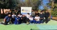 Horacio de la Peña realiza clínicas de tenis en el Puerto de Mejillones