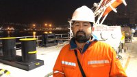 La apasionante vida del oficial Rodrigo Barrera, Tercer Piloto del buque portacontenedores Antofagasta Express