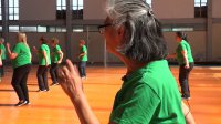 Abuelas integrantes del grupo "Jóvenes Por Siempre" ganan Fondo del Deporte de Puerto San Antonio.